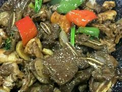 牛仔骨炒鸡-渔文乐农庄