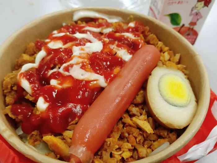 肴可及脆皮鸡烤肉饭(牡丹园店)-"订了一份脆皮鸡加招牌烤肉的双拼饭