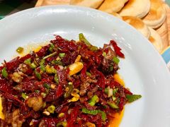 焉耆滚刀肉辣皮子夹馍-新疆巴州金丝特餐厅(大钟寺店)