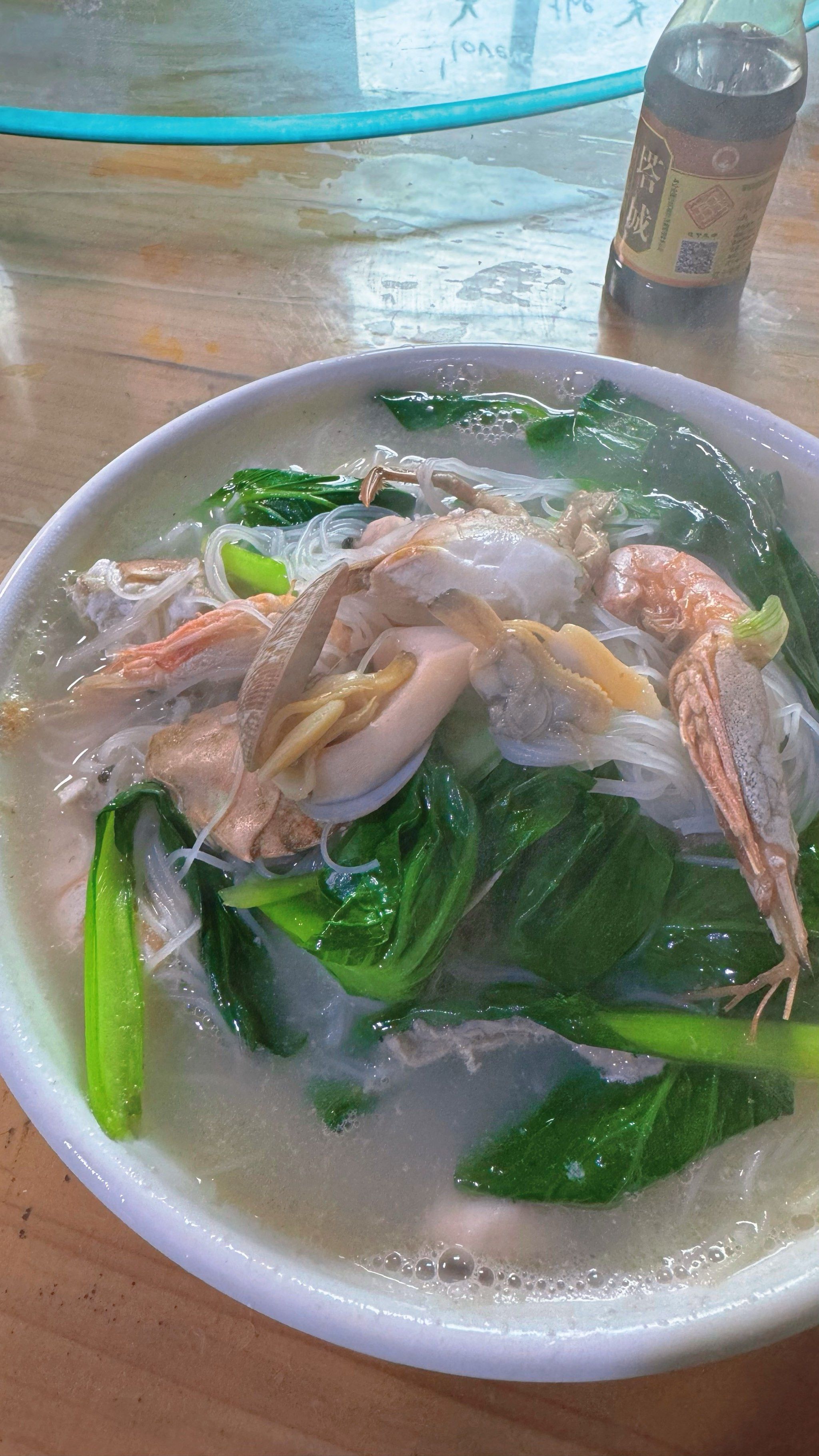 便宜大碗又好吃,小海鲜汤米粉