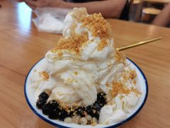 黑糖牛奶绵绵冰-鞠婆婆•绵绵冰•凉糕•手工冰粉(苏稽一店)