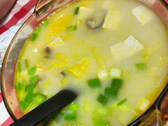 鸡汤小白菜煮榆林豆腐-西贝(上海我格广场店)
