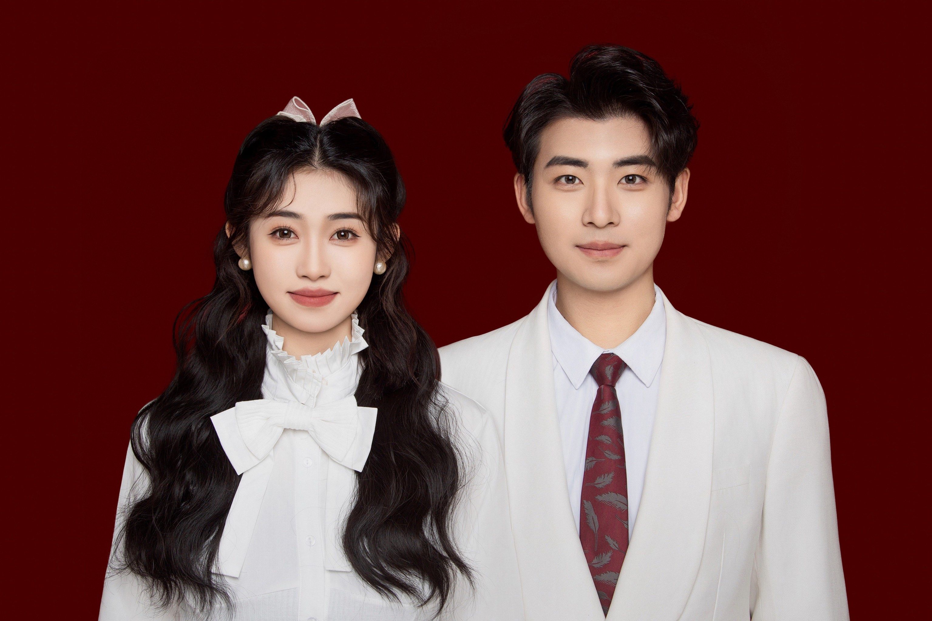 新拍的结婚登记照真的爱了!