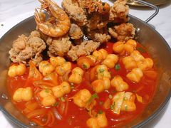 必点炸鸡翅配年糕-HOTISLAND海鸡岛·韩国料理(江南西店)