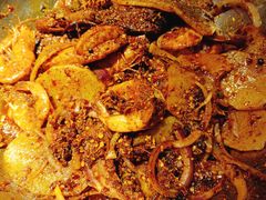 鸭下巴基围虾双拼小锅-嘎嘎鸭下巴·爆辣干锅(明教寺店)