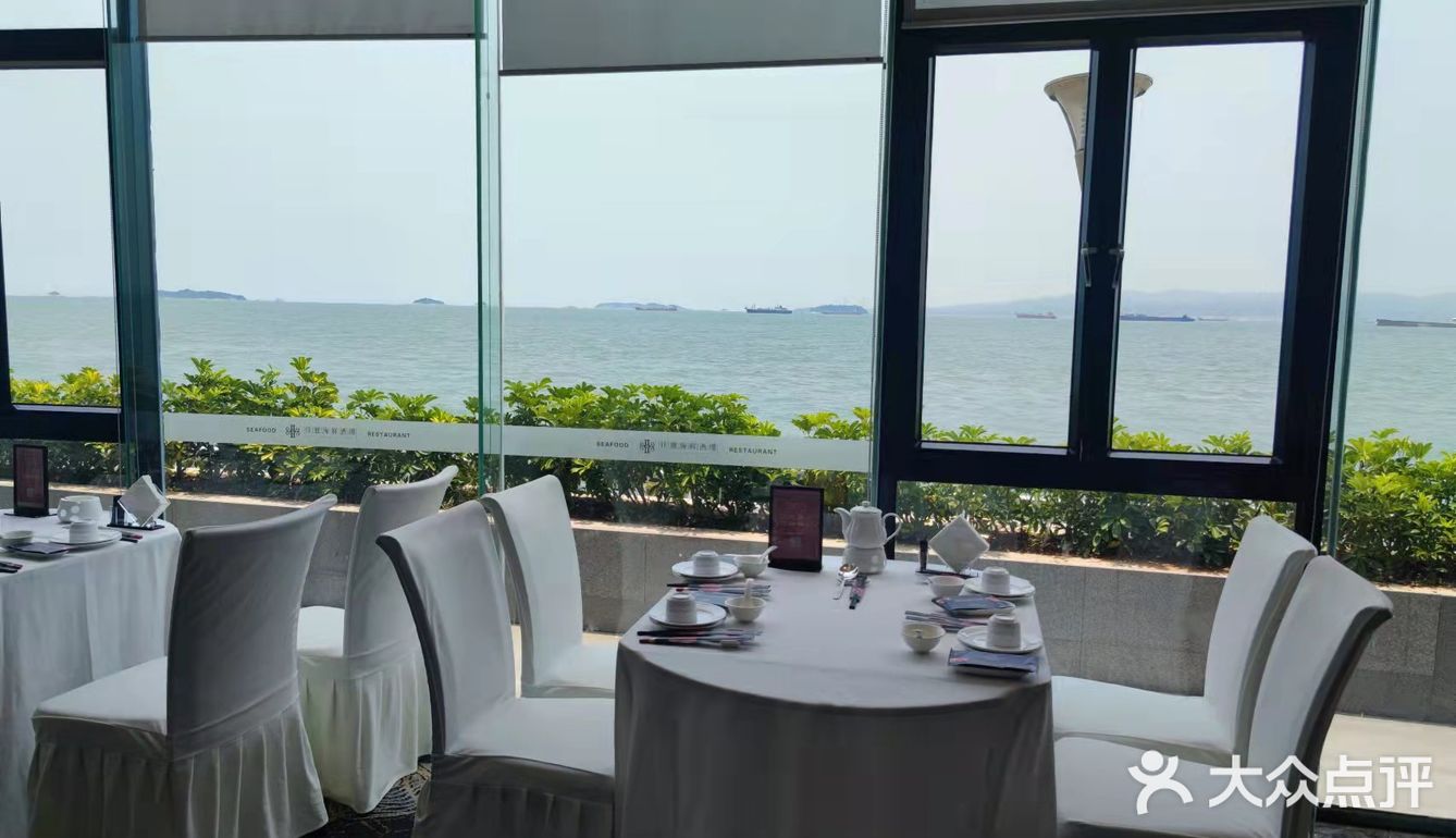 佳丽海鲜酒楼的海景餐厅太美了!
