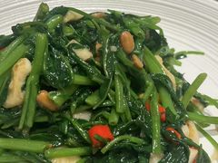 自制豆酱空心菜-曼玉餐厅(中原万达店)