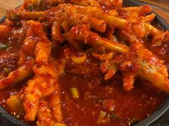 辣炒鸡爪-包装马车·韩国料理·포장마차