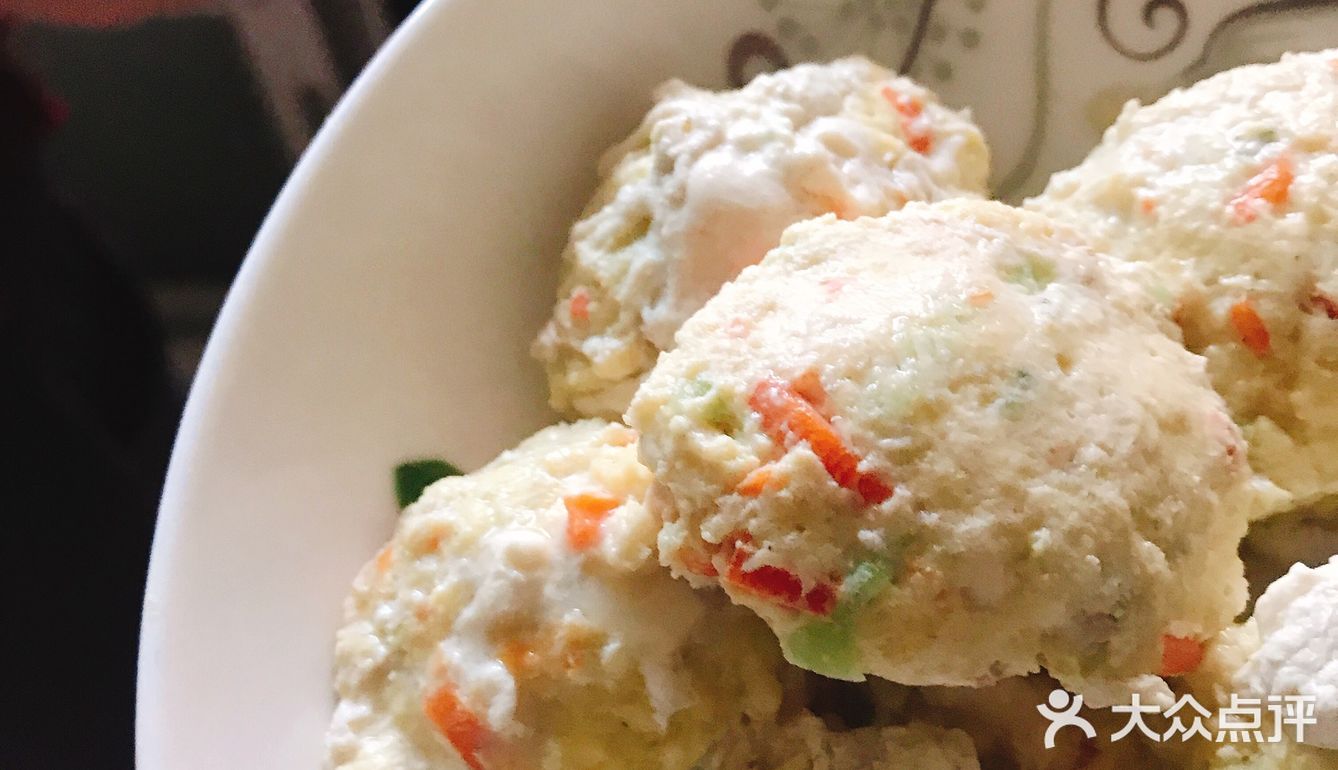 当绿油油的小青菜碰上减脂鸡肉丸