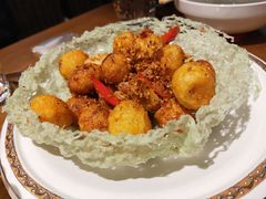 椒盐鹌鹑蛋-花笙记打边炉·煲仔饭(五大道店)
