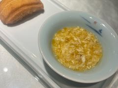 清炒蟹黄配油条-桂花龙井餐厅