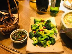 腰豆西兰花-水煮三国·川鲁江湖菜(香山店)