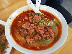 粉蒸牛肉豆腐脑-豆相识•九九豆腐脑(牛咡桥店)