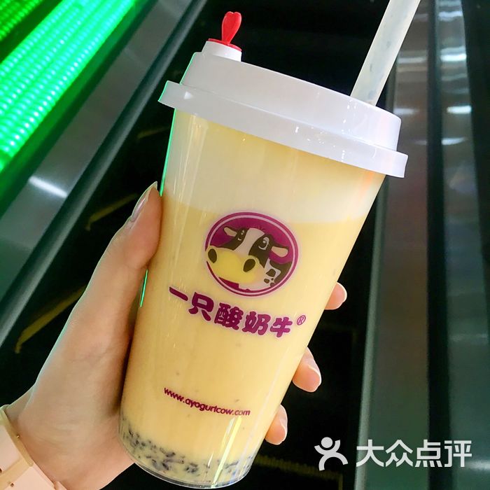 一只酸奶牛金瓜鲜奶紫米露图片-北京甜品饮品-大众点评网