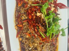 蒜爆鱼-杨氏青龙虾·羊蝎子(托乐嘉店)