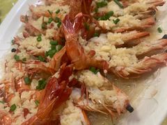 蒜蓉粉丝蒸大虾-台山美食一绝阿四台山黄鳝饭(阿四创作店)