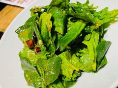 孜然菠菜-金牌老碗时尚陕菜(王府井百货店)