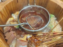 涮鸭血-聚串门儿·东北烧烤(信义坊店)