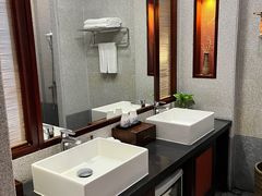 花园经典房卫生间-龙山酒店温泉