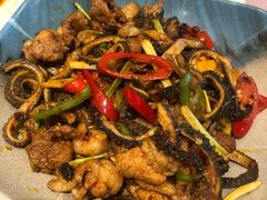 杭椒炒双鲜-南来顺饭庄·清真(南菜园店)
