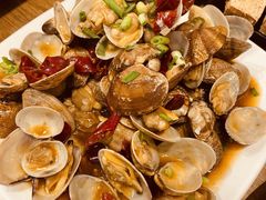 炒花甲-宝记烧烤·碳锅羊肉·羊蝎子火锅·夜食社(文体路创始店)