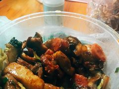 鱿鱼炒年糕-味中味休闲小吃(同济路店)