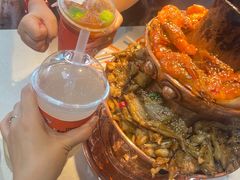 -锅立方•炭火蛙锅(六合万达广场店)