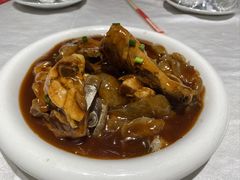 葱烧海参牛蹄筋-大眼锅贴水饺(河东店)