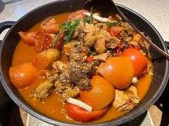 -贵州辣子鸡番茄鸡
