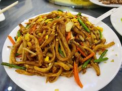 木须炒拨鱼-晋阳饭庄(虎坊桥店)