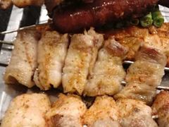 五花肉卷金针菇-瑞杰烧烤店·24小时营业(山东路店)