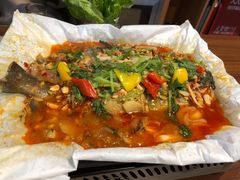 锡纸鲫鱼-庆峰龙虾烧烤(合肥一店)