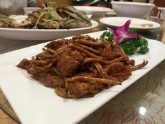 茶树菇牛柳-浦江餐饮·上海菜馆(五四路店)