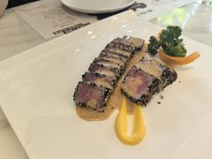 挪威半熟金枪鱼沙拉-南山鲜虾面·活鲜小馆·海味大连菜(南山总店)