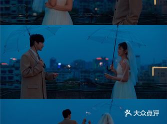 情绪风夜景婚纱照这样拍谁能不爱️太高级惹
