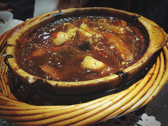 咸鱼鸡粒茄子煲-熠盛粤味(永康路店)