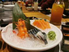 精品刺身拼盘（三拼）-赤坂亭·M9和牛烧肉·铁板烧·日料398放题(长泰广场店)
