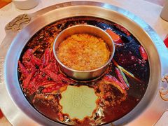 番茄黄金炸蛋鸳鸯大锅-大龙燚火锅(科华店)