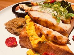 墨鱼鲜虾饼 法式炒蛋-翠贝卡&Mama Kelly Brunch Coffee(河西店)