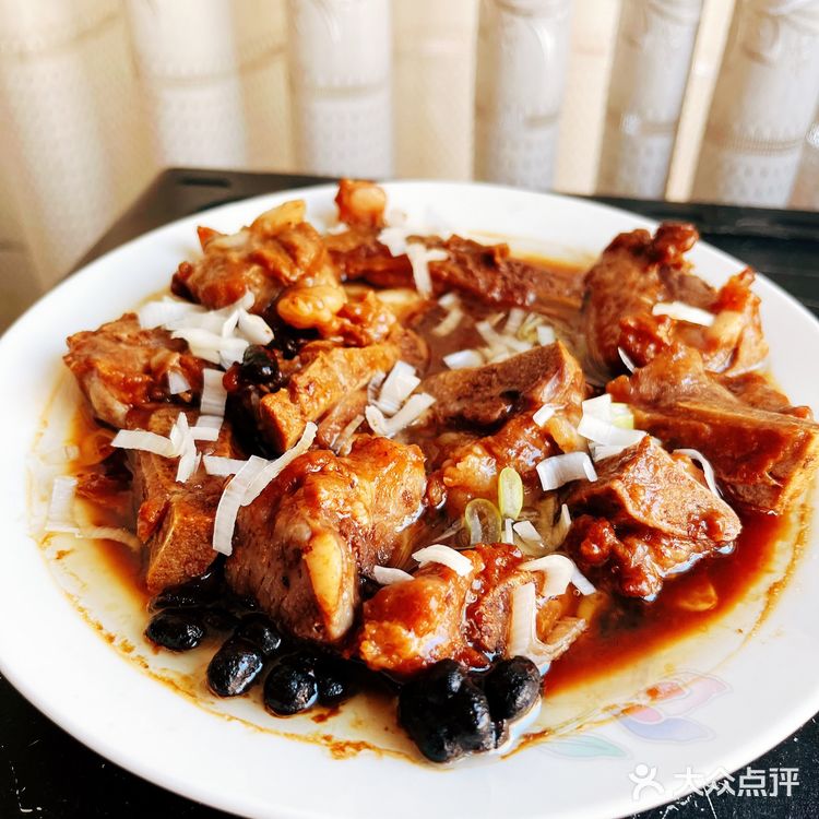 柱侯酱豉汁蒸排骨