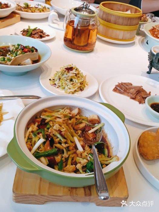 新世纪烤鸭店(惠民店)沙煲有机菜花图片