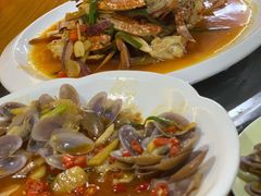 姜葱炒蟹-庆余生平价生猛海鲜(海棠湾林旺夜市店)