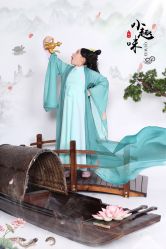 -后宫·古装汉服京剧儿童亲子全家福摄影