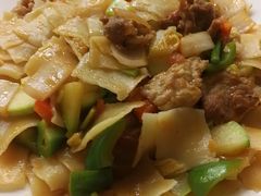 羊肉炒面片-清真西北风味餐厅