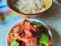 过油肉拌面-吐尔逊拌面美食