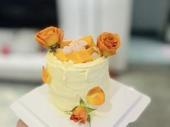 -芒果与甜纯动物奶油蛋糕&甜品台定制