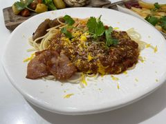 番茄拇指肠培根意面-伊诺咖啡(东川路店)