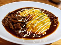 日式肉汁芝士蛋包饭-Ufufu cafe(天神巷店)