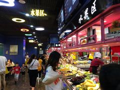 自助取餐区-苏格里岛自助烧烤百汇