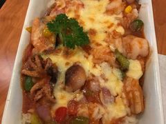 芝士海鲜焗饭-绿茵阁牛扒餐厅(客村店)